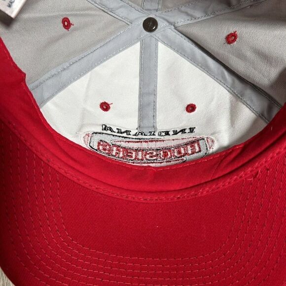 Vintage Indiana Hoosiers Hat Snapback NCAA College Youngan Gray‎ Red Cap - Picture 6 of 9